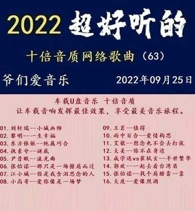 群星《2022超好听的十倍音质网络歌曲(63)》WAV分轨
