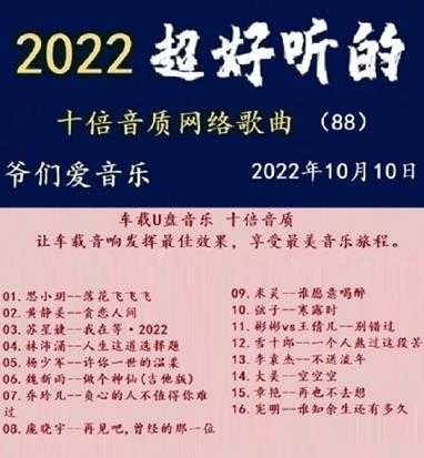 群星《2022超好听的十倍音质网络歌曲(88)》WAV分轨