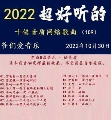 群星《2022超好听的十倍音质网络歌曲(109)》WAV分轨
