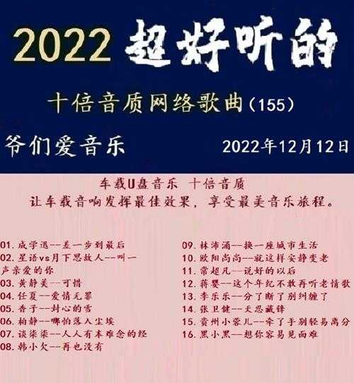 群星《2022超好听的十倍音质网络歌曲(155)》WAV分轨