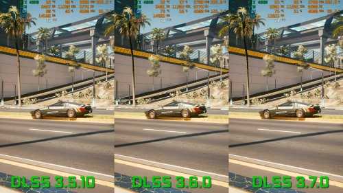《赛博朋克2077》DLSS3.7同旧版本对比：显著的视觉改进！