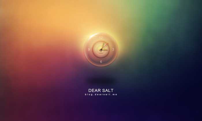 Photoshop制作光滑的时针小图标