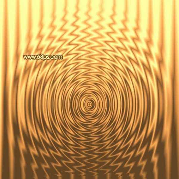 Photoshop打造华丽的金色彩带字效果