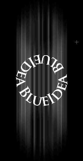 Photoshop制作圆形旋转发光文字