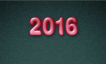 用PS制作我的2016宣言的字体教程