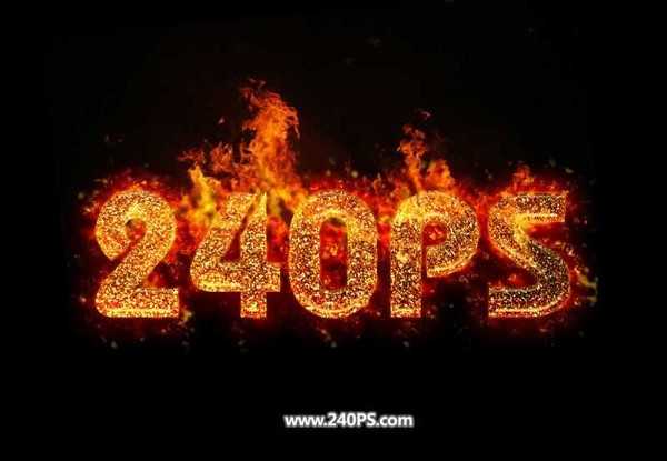 ps怎样制作燃烧的火焰字 巧用图层样式给字体增加火焰特效教程